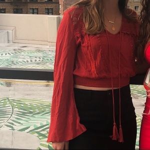 Long Sleeve Crop Top